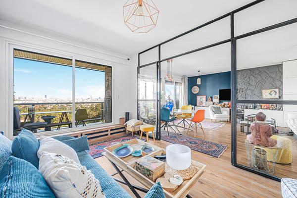 Duplex d'exception avec terrasses et vue Tour Eiffel ? Saint-Cloud
