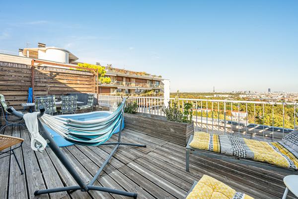 Duplex d'exception avec terrasses et vue Tour Eiffel ? Saint-Cloud