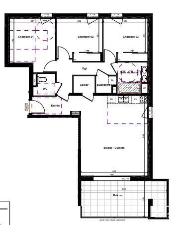 Appartement à vendre 4 pièces 86 m² Meylan