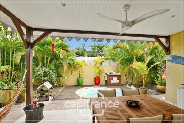 Les Trois-Îlets – Maison T3 -piscine– 200 m plage – 61 m² Hab. – Terrain plat 279 m² (972) - A vendre