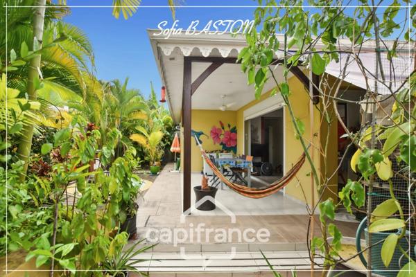 Les Trois-Îlets – Maison T3 -piscine– 200 m plage – 61 m² Hab. – Terrain plat 279 m² (972) - A vendre