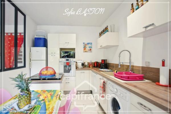 Les Trois-Îlets – Maison T3 -piscine– 200 m plage – 61 m² Hab. – Terrain plat 279 m² (972) - A vendre