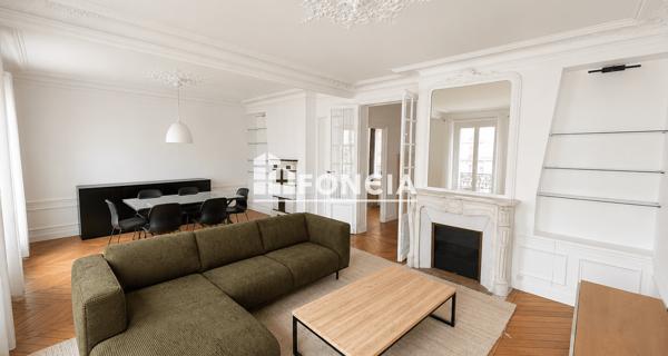 Location Appartement meublé 4 pièces 99.94 m² - Paris 75017