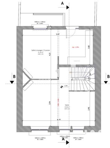 Maison à vendre 5 pièces 102 m² Saint-Brieuc