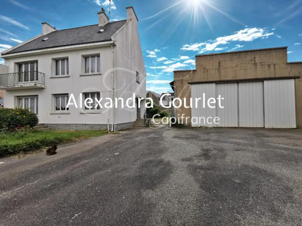 Maison à vendre 5 pièces SCAER (29) - Impasse - Hangar - Centre ville - 1410m²