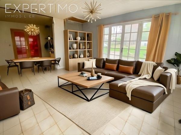 Glisolles (27190) Maison à vendre avec dépendance et parc boisé à Glisolle