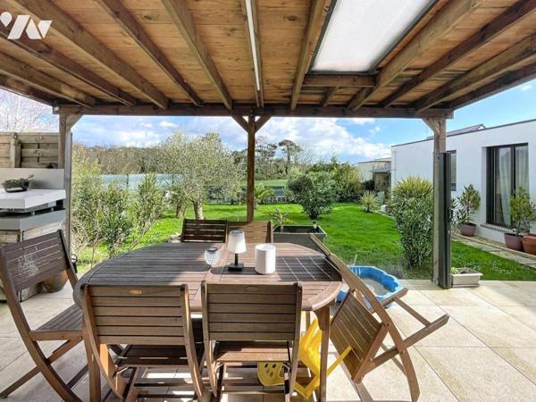 PLOEMEUR entre BOURG et PLAGES - VIE DE PLAIN PIED -  GRAND GARAGE