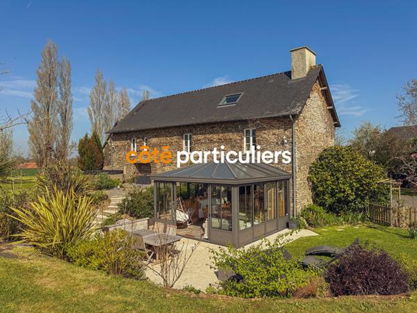 Vente Maison180 m² - 8 Pièces - SAINT CLAIR SUR L ELLE (50680)