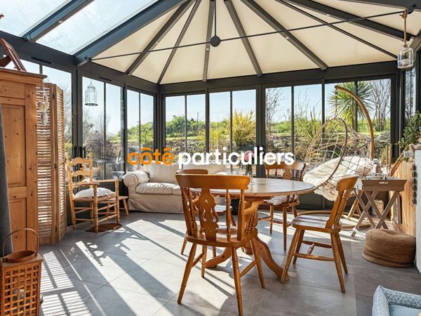Vente Maison180 m² - 8 Pièces - SAINT CLAIR SUR L ELLE (50680)
