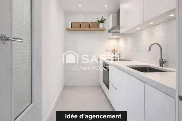 Appartement type T1 centre Moutiers à  renover