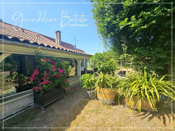 Maison de caractère 215m² - Terrain 860m² - SAINT PIERRE D'EYRAUD (24)