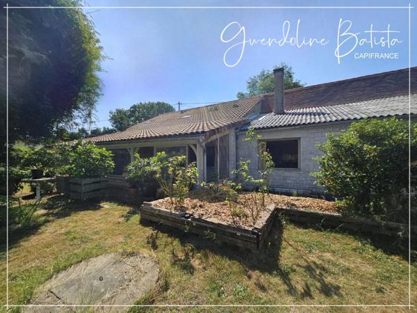 Maison de caractère 215m² - Terrain 860m² - SAINT PIERRE D'EYRAUD (24)