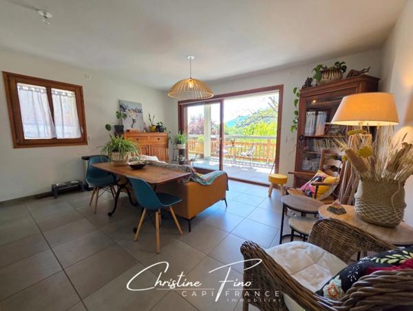 SERRE CHEVALIER-  BRIANCON T2 avec magnifique terrasse dans résidence récente