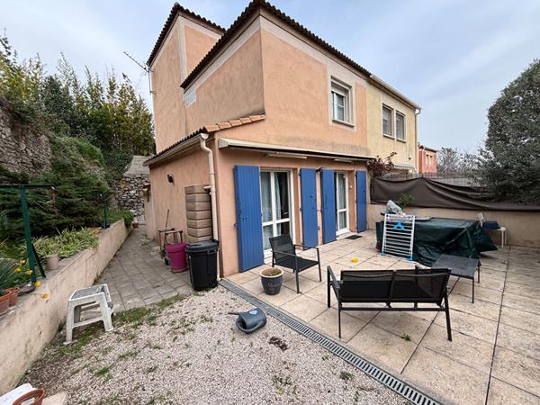 A vendre, Maison Marseille 11ème La Valentine, 80 m2 sur parcelle de 250m2. Garage