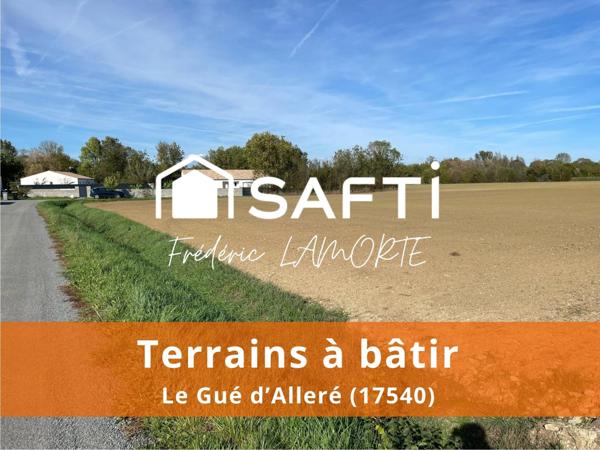 Terrain à bâtir de 395m2 libre de constructeur