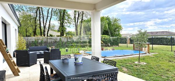 PAVILLON RECENT 2022 DE PLAIN-PIED T4 AVEC GARAGE, PISCINE, CARPORT - NORD ANGOULEME