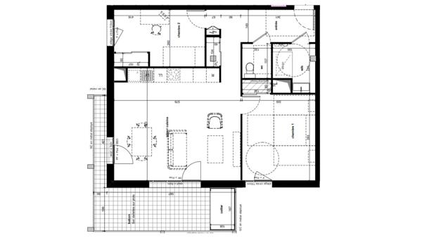 Appartement à vendre 3 pièces 68 m² Saint-Julien-en-Genevois