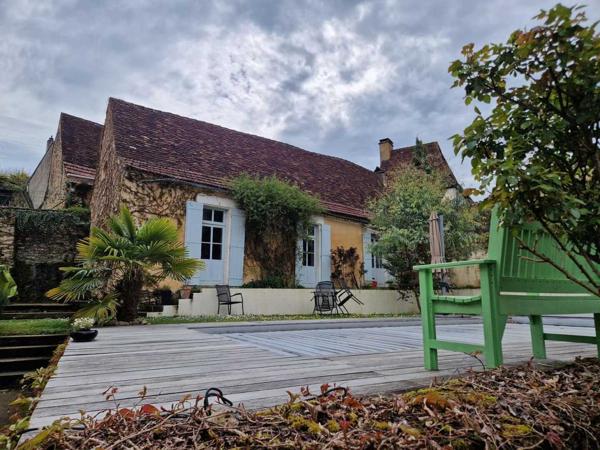 Maison ancienne - Le bugue Maison Perigordine renovée dans village avec jardin et piscine