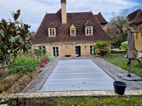 Maison ancienne - Le bugue Maison Perigordine renovée dans village avec jardin et piscine