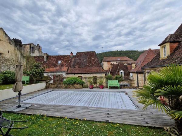 Maison ancienne - Le bugue Maison Perigordine renovée dans village avec jardin et piscine