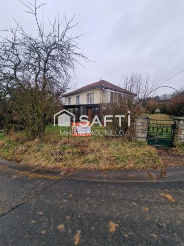 Pavillon de plain-pied sur sous-sol de 70 m² édifiée sur un terrain de 3387 m²