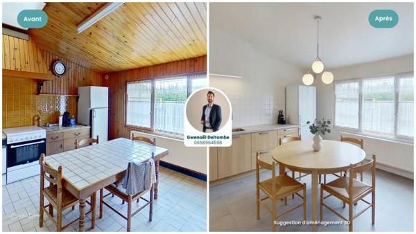 Vente / Maison mitoyenne à Saint-Nicolas (62223)