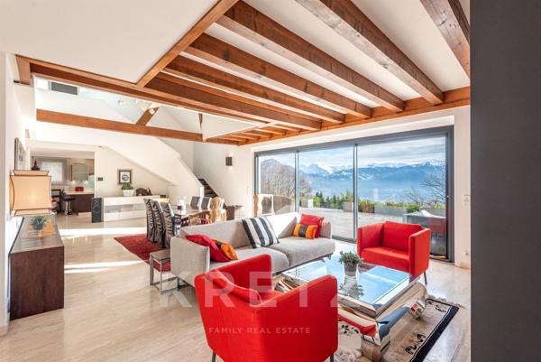 MARIGNIER - Propriété Vue Panoramique Vallée de l'Arve avec Piscine