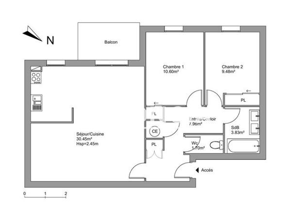 Location Appartement 3 pièces 64 m² - 160 RUE MOZART Agen 47000