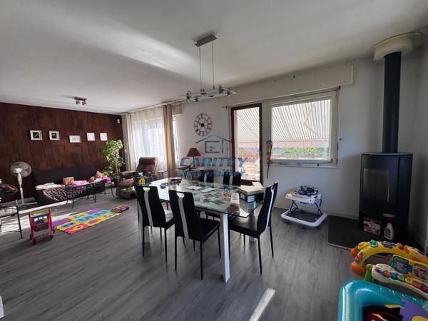 Maison individuelle de 120 m² sur un terrain de 1610 m² située sur la commune de LURE