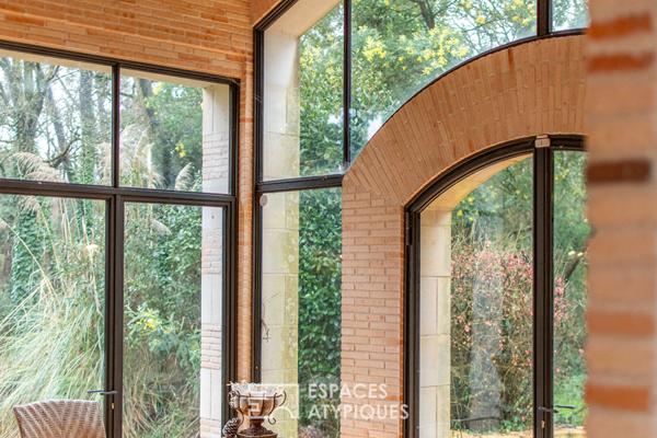 Villa de charme avec verrières et parc arboré aux portes de l’océan