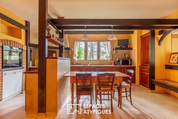 Villa de charme avec verrières et parc arboré aux portes de l’océan