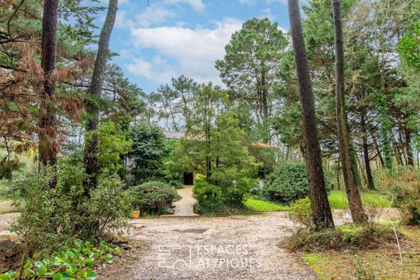 Villa de charme avec verrières et parc arboré aux portes de l’océan