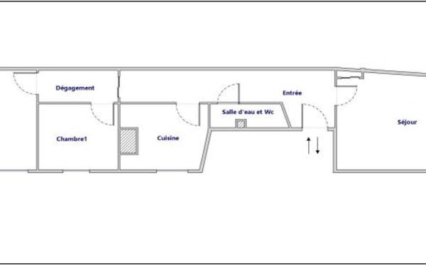 Appartement à vendre    2 pièces • 42,50 m2 Paris 17