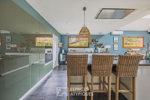 Superbe Villa drapée de Cèdre Rouge à La Hume