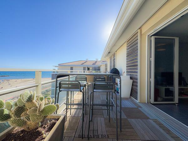 Palavas-les-Flots (34250) Appartement 4 pièces de 90m² avec vue mer