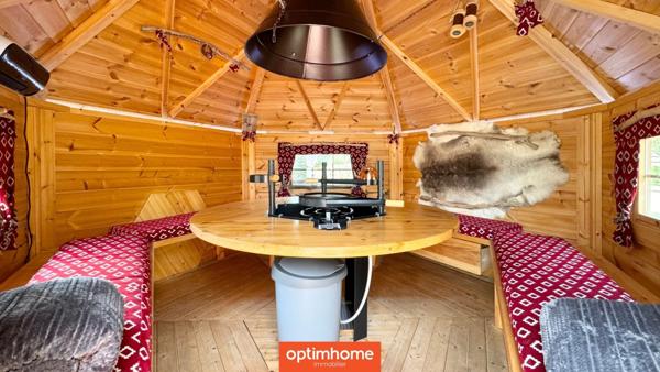 🌲 Domaine de charme – 2 chalets meublés avec étang privé, vue montagne 🌲 Terrain de 4000m2 environ