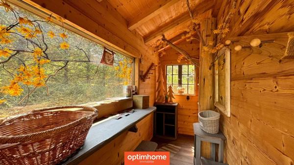 🌲 Domaine de charme – 2 chalets meublés avec étang privé, vue montagne 🌲 Terrain de 4000m2 environ