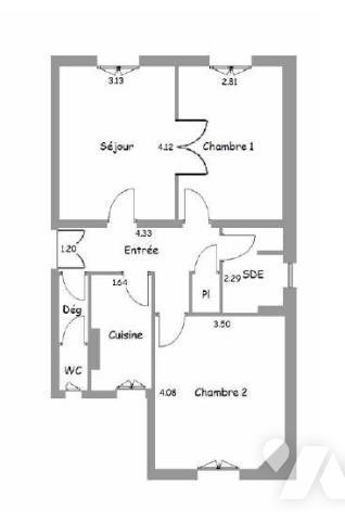 VINCENNES MAIRIE (RER ET METRO) - PROCHE BOIS - 3 PIECES. 56 m².  