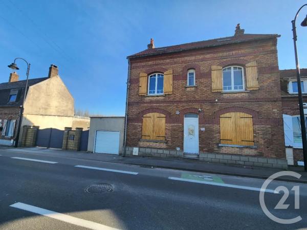Maison à vendre  5 pièces - 95,36 m 2   ABBEVILLE  - 80