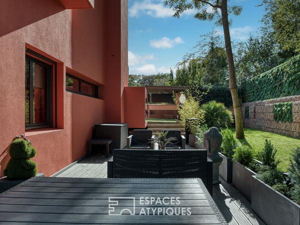 La maison contemporaine entièrement rénovée