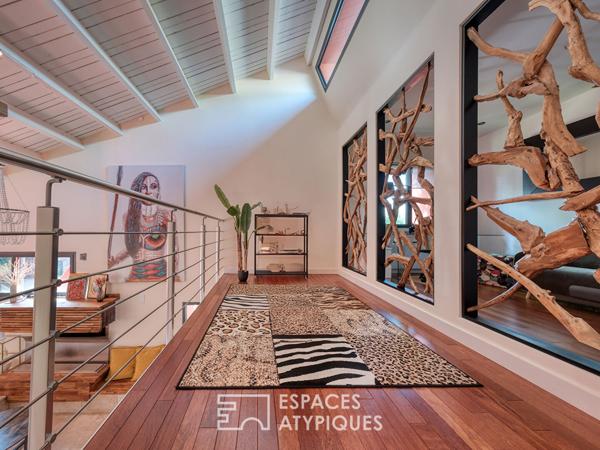 La maison contemporaine entièrement rénovée