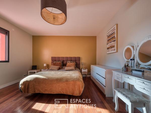 La maison contemporaine entièrement rénovée