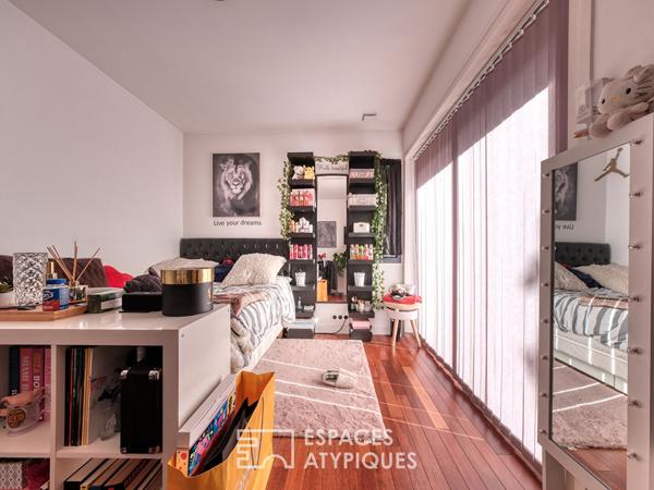 La maison contemporaine entièrement rénovée