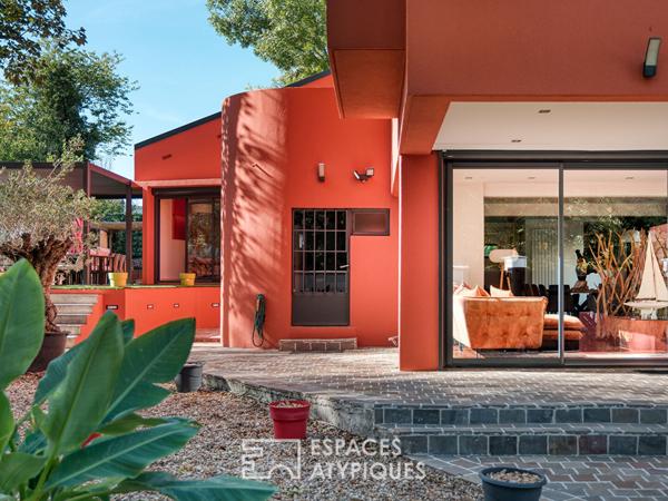 La maison contemporaine entièrement rénovée