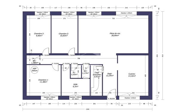 Maison Bruguieres 6 pièce(s) 143 m2