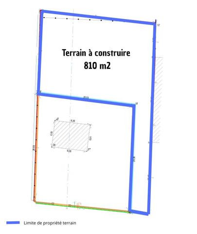 Terrain à vendre 810 m² Jarnac