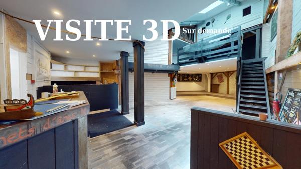 LOCAL COMMERCIAL 210 m2 + APPARTEMENT 70 m² T3 AVEC TERRASSE