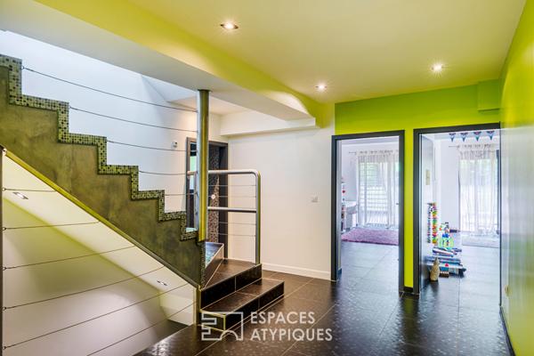 Maison cubique proche gare à Sannois