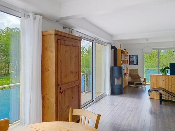 Appartement Malzeville 5 pièce(s) 104.6 m2 calme avec balcons, jardin, garage, vue sur la nature