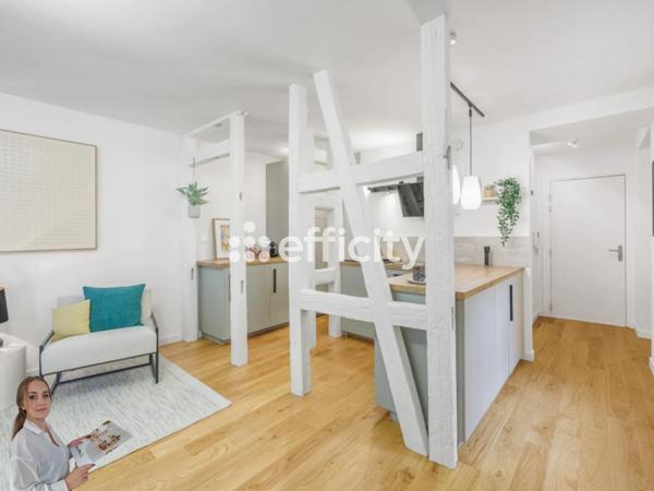 Appartement 2 pièces - 45 m² Exclusivité efficity